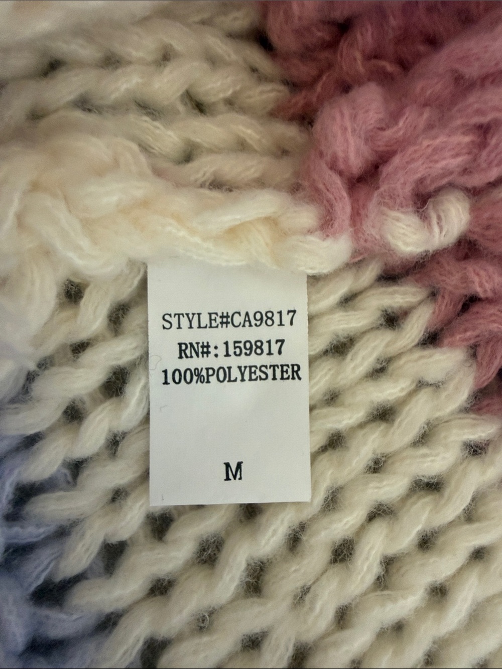 Altar'd State Pastel Striped Crewneck Sweater - Cream, Pink, Yellow, Light Blue - Picture 9 of 12